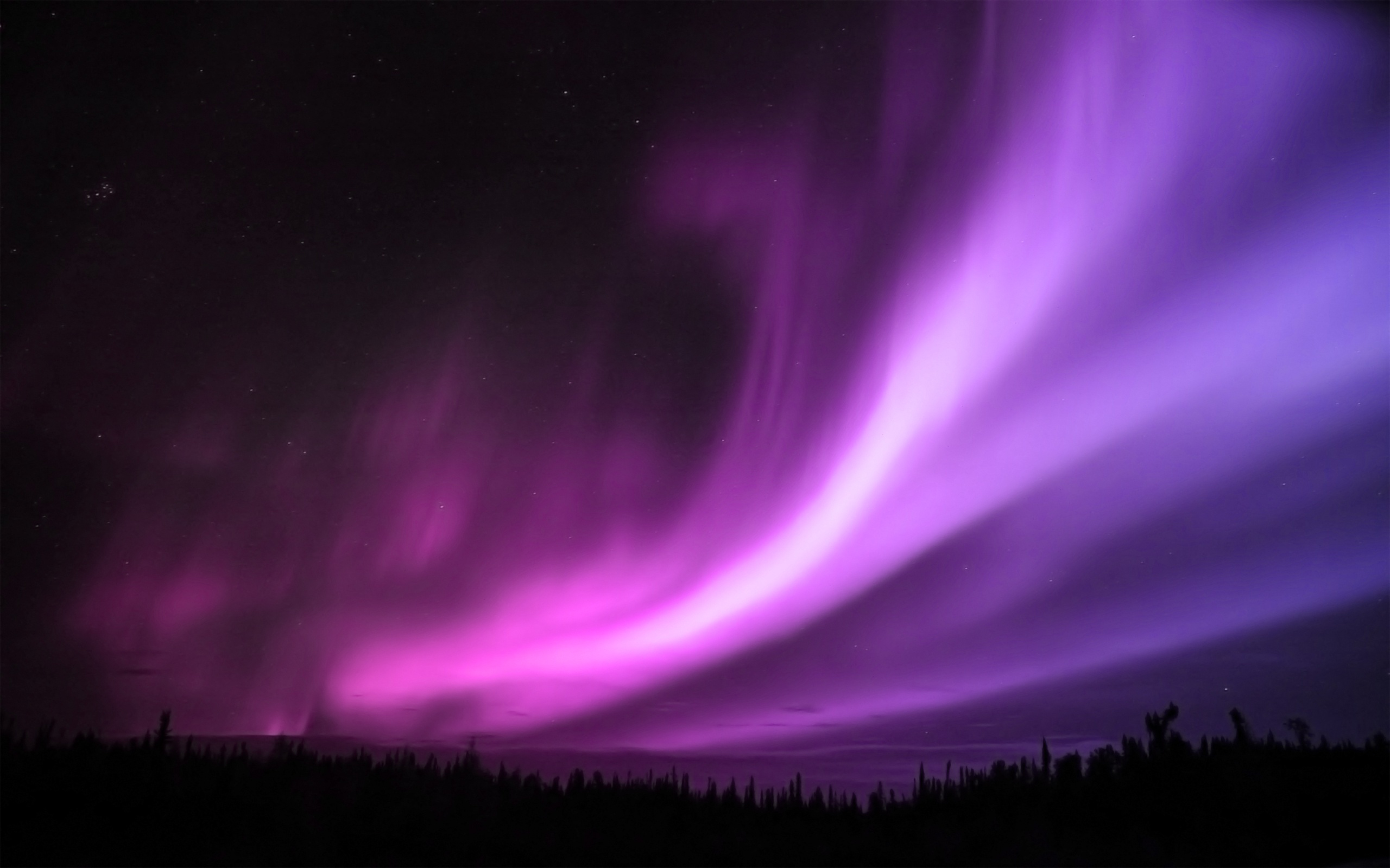 purple, Aurora, Borealis Wallpaper