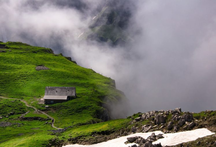 mountain, Home, Beautiful, Landscape, Fog, Rocky, Amazing HD Wallpaper Desktop Background