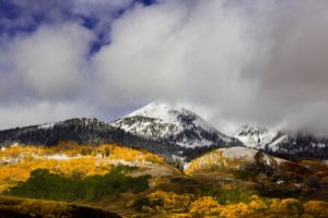 colorado, Fall, Mountain, Forest, Clouds, Autumn