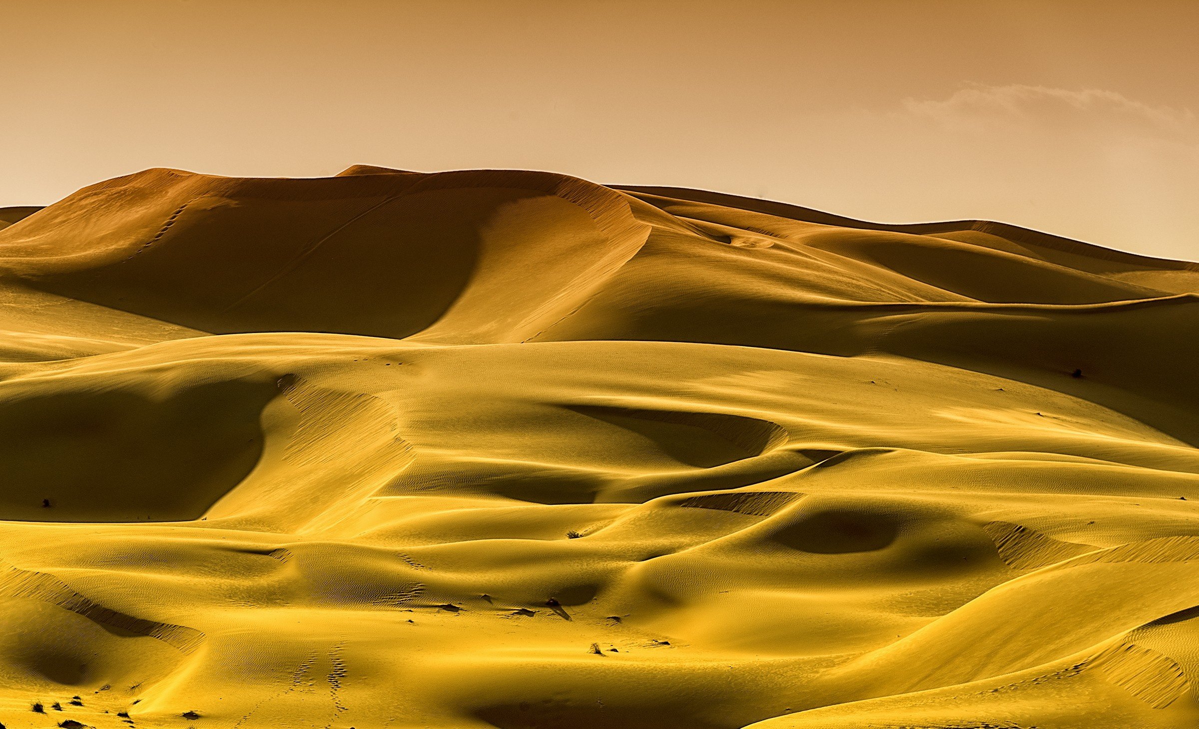 landscape, Desert, Sand, Dunes Wallpaper