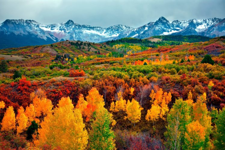 autumn, Landscape, Mountains, Trees, Nature HD Wallpaper Desktop Background