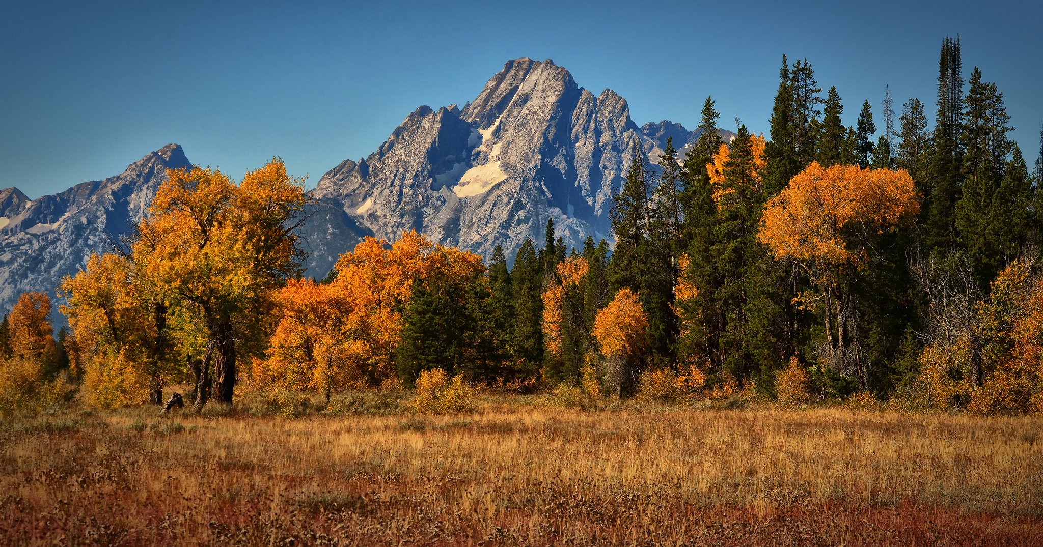 mountain, Autumn, Landscape, Mount, Moran Wallpaper