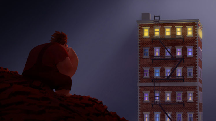 wreck it, Ralph, Building, Movies, Cartoon HD Wallpaper Desktop Background