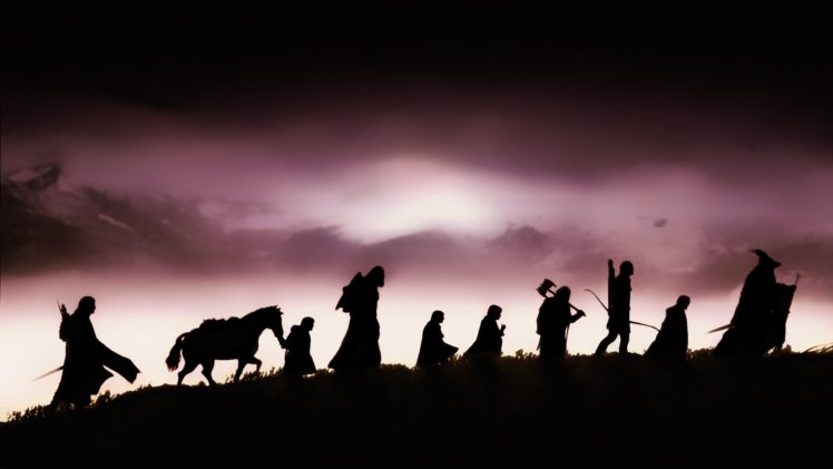 lord, Of, The, Rings, Fellowship, Of, The, Ring, Silhouettes, Group, Friend HD Wallpaper Desktop Background