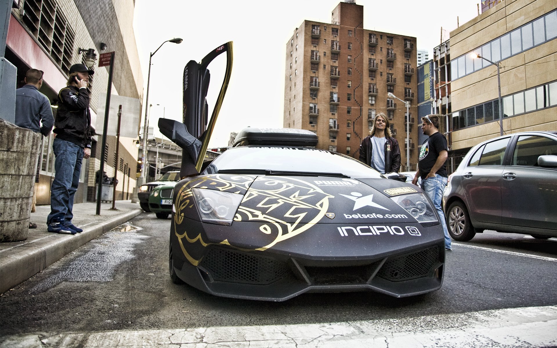 lamborghini, Murcielago, Gumball Wallpaper