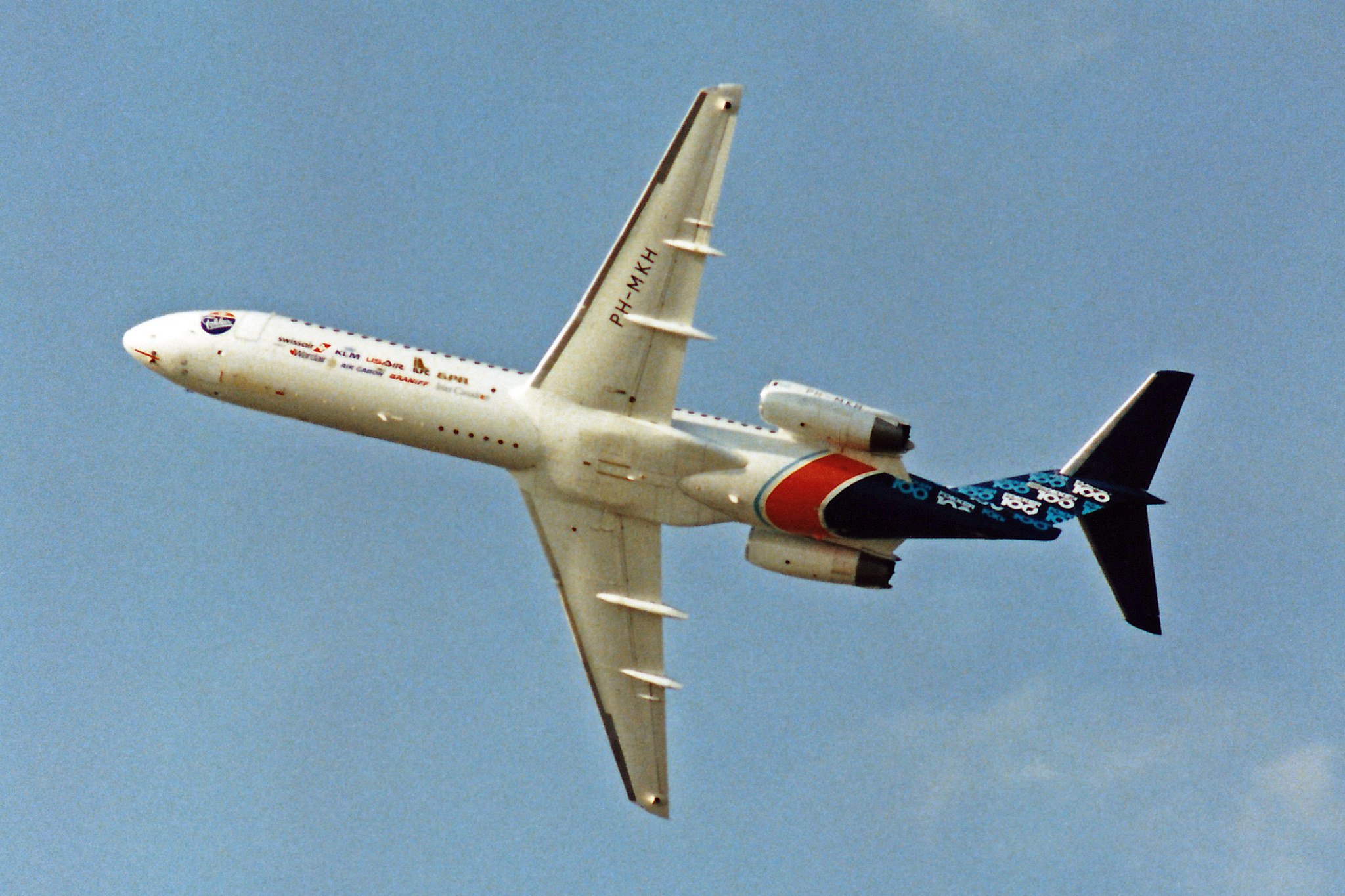 aircrafts, Airliner, Airplane, Fokker 100, Plane, Transport Wallpaper