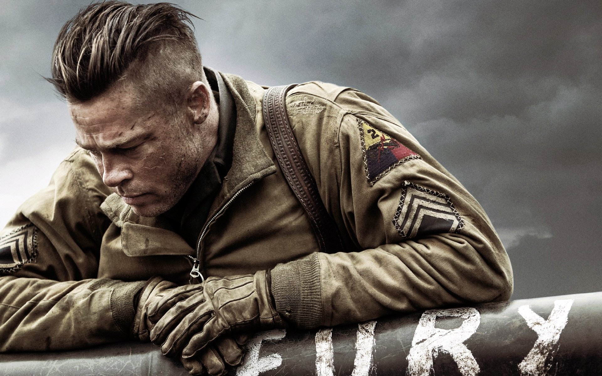 brad, Pitt, In, Fury 1920x1200 Wallpaper