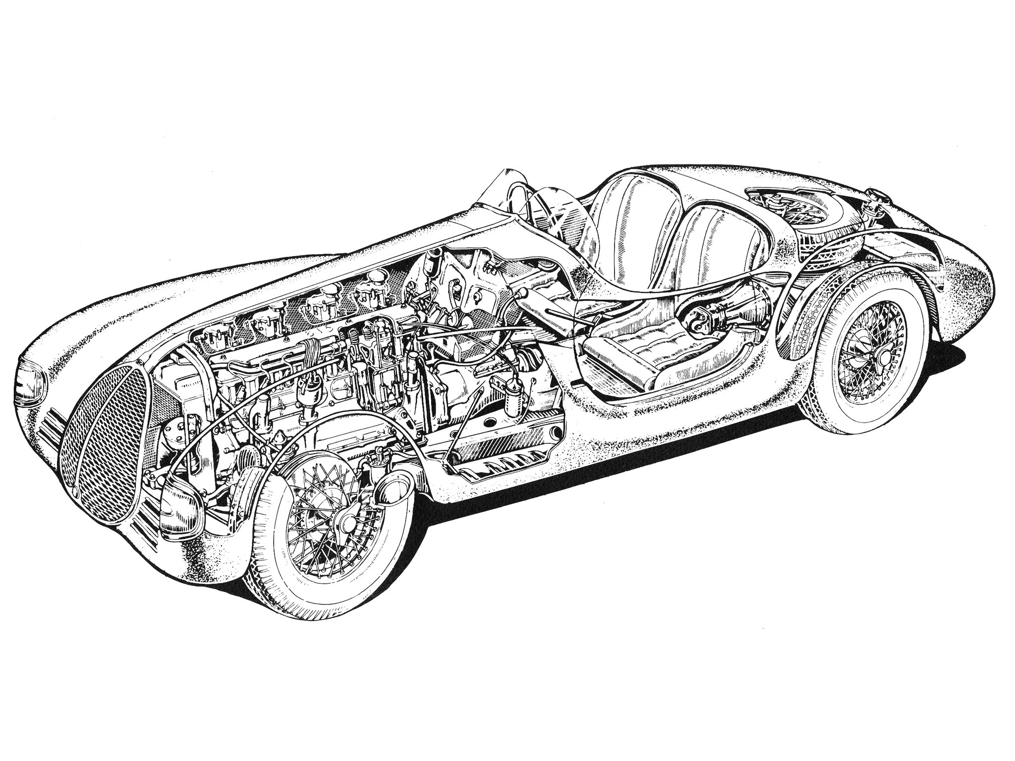 1940, Aac, Tipo, 815, Retro, Ferrari, Race, Racing Wallpaper