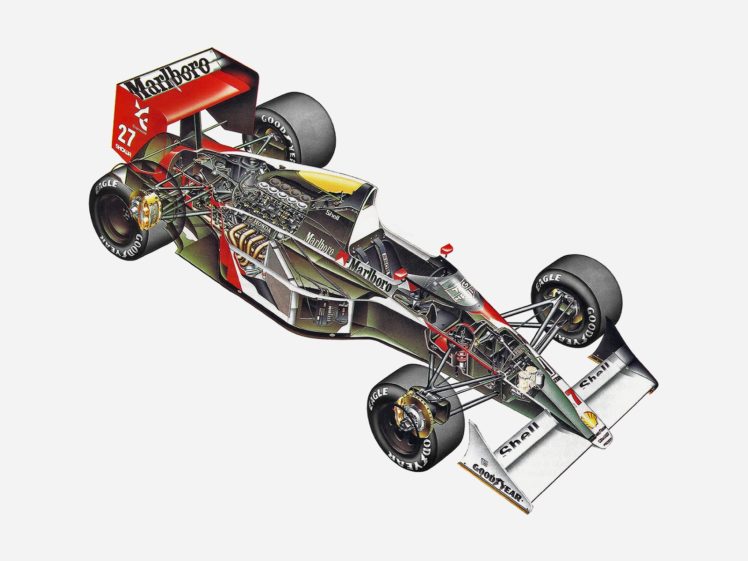 1990, Mclaren, Honda, Mp4 5b, F 1, Formula, Race, Racing HD Wallpaper Desktop Background