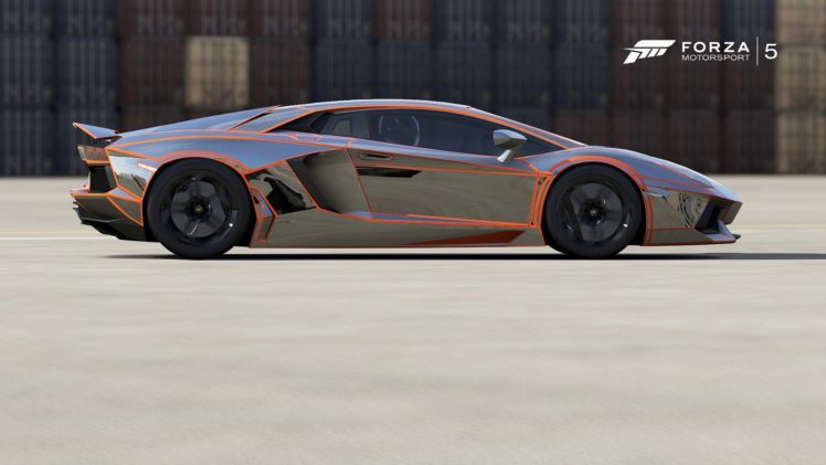 lamborghini, Aventador, Forza, Motorsport 3, Cars, Videogames HD Wallpaper Desktop Background
