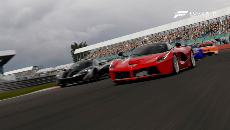 ferrari, Laferrari, Forza motorsport 5, Cars, Videogames HD Wallpaper Desktop Background