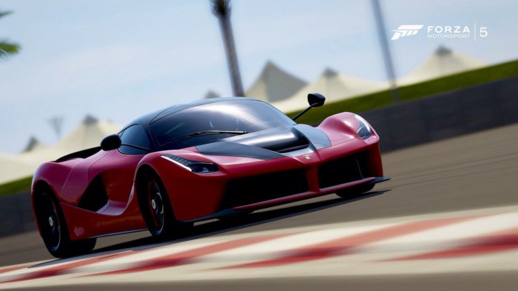 ferrari, Laferrari, Forza motorsport 5, Cars, Videogames HD Wallpaper Desktop Background