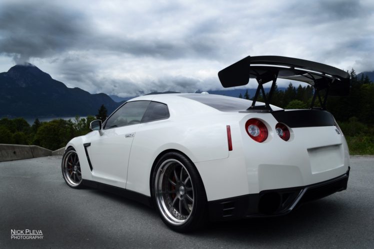 gt r, Nismo, Nissan, R35, Tuning, Supercar, Coupe, Japan, Cars, Blanc, White, Bianco HD Wallpaper Desktop Background