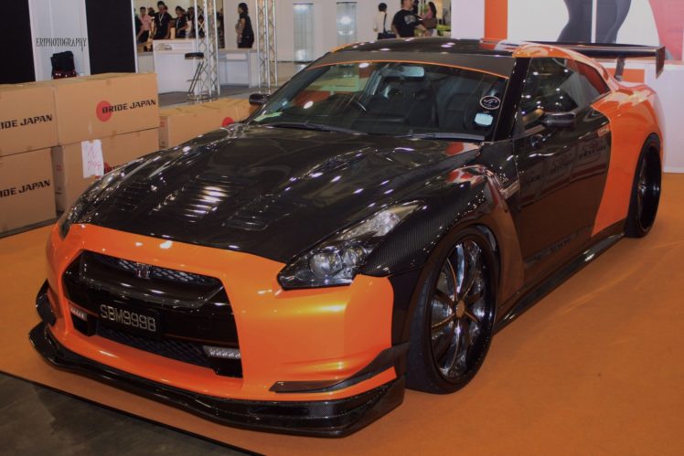 gt r, Nismo, Nissan, R35, Tuning, Supercar, Coupe, Japan, Cars, Orange HD Wallpaper Desktop Background