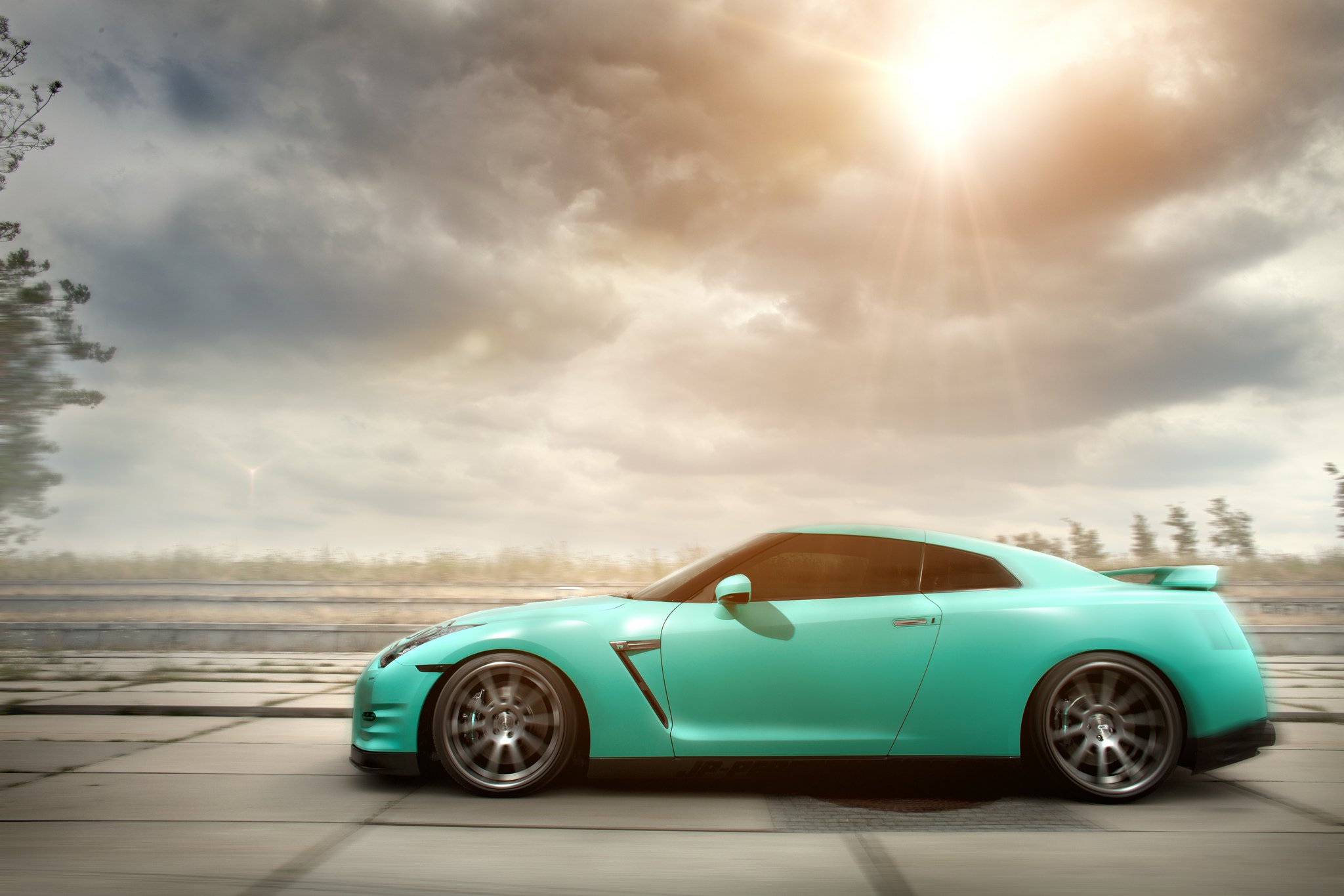 gt r, Nismo, Nissan, R35, Tuning, Supercar, Coupe, Japan, Cars, Green, Verte, Verde Wallpaper