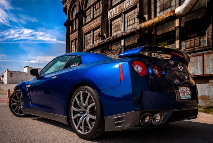 gt r, Nismo, Nissan, R35, Tuning, Supercar, Coupe, Japan, Cars, Blue, Bleu, Blu HD Wallpaper Desktop Background
