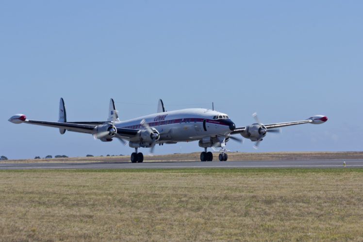 lockheed, Constellation, Airliner, Airplane, Plane, Transport, Aircrafts HD Wallpaper Desktop Background