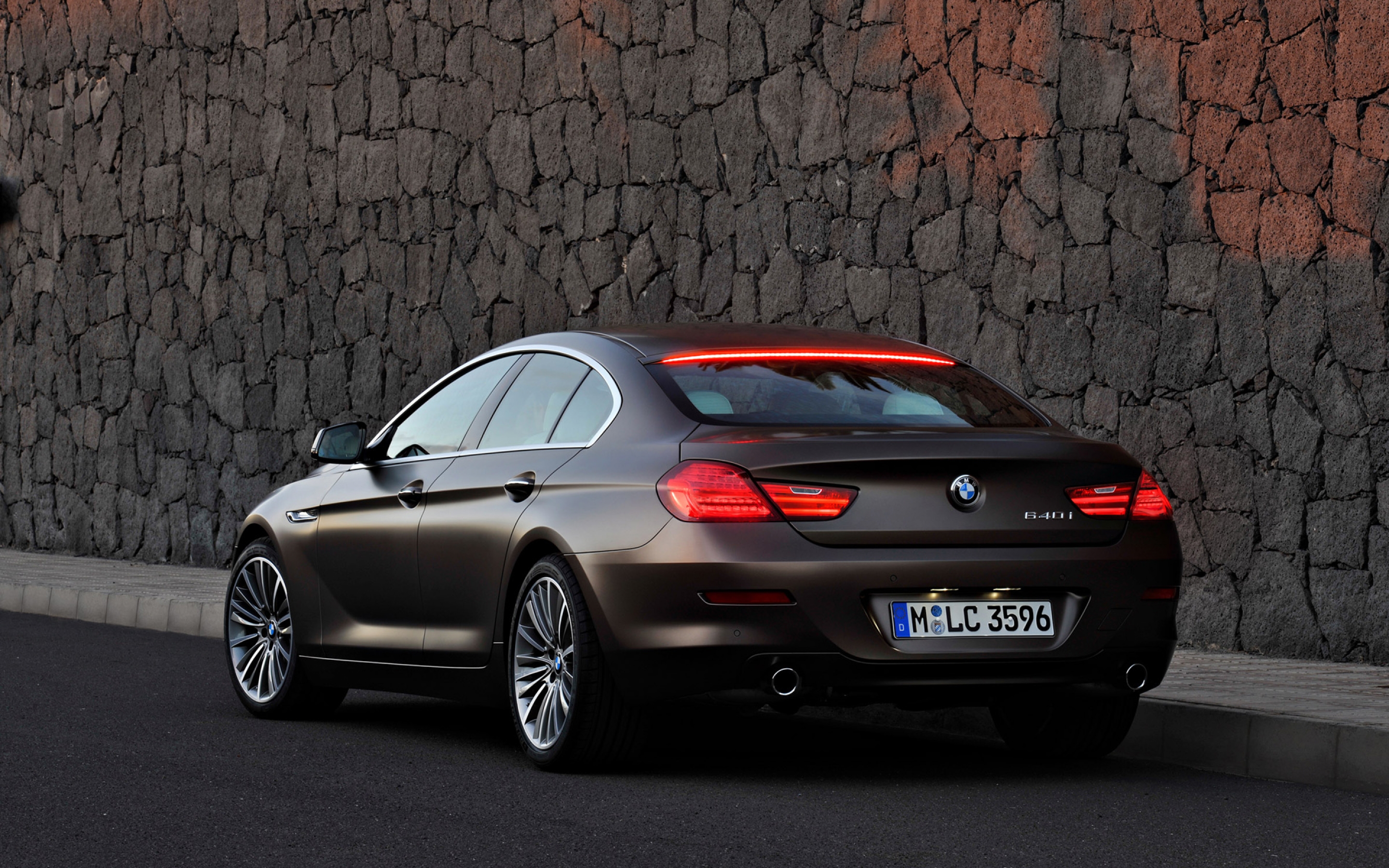 bmw, 6, Gran, Coupe, Rear Wallpaper