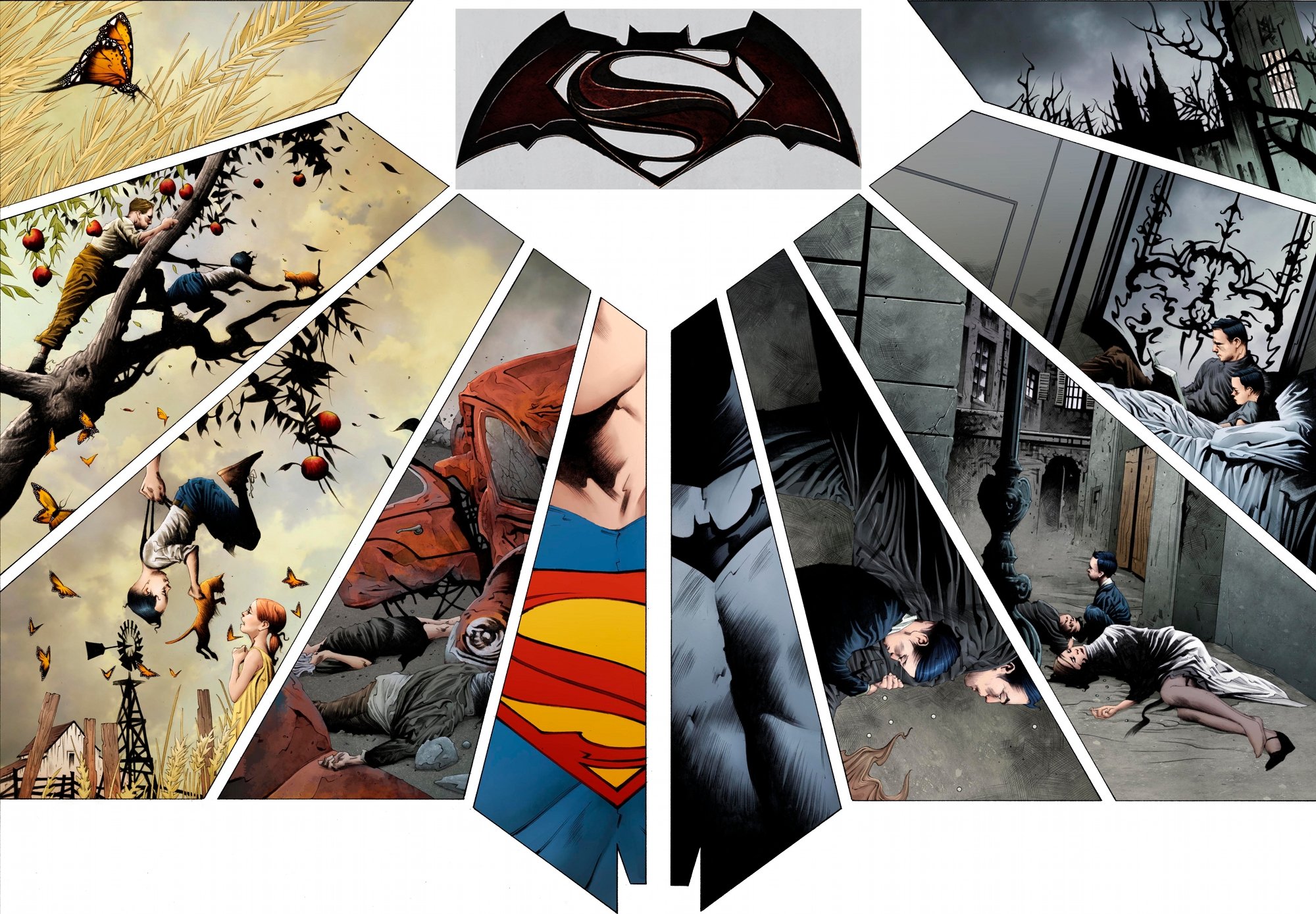 batman v superman, Adventure, Action, Batman, Superman, Dawn, Justice Wallpaper