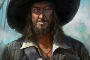 barbossa, Movie, Series, Pirates, Of, The, Caribbean, Character, Art, Painting