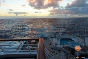amadea, Sunset, Water, Ocean, Ship
