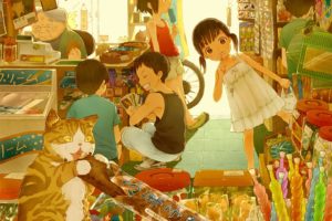 japanese, Candy, Store, Children, Cat, Shop