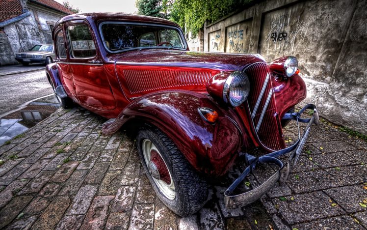 amazing, Old, Car, Hdr HD Wallpaper Desktop Background