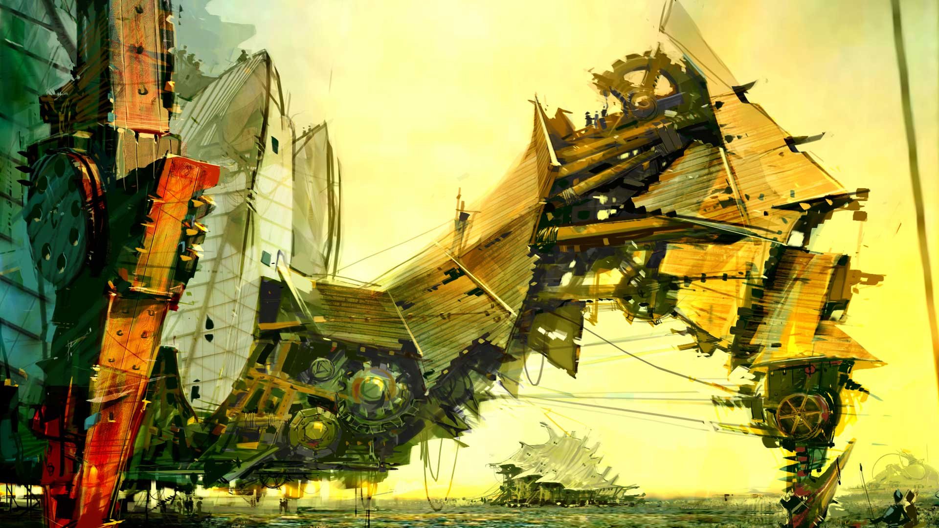 steampunk, Inspired Wallpaper