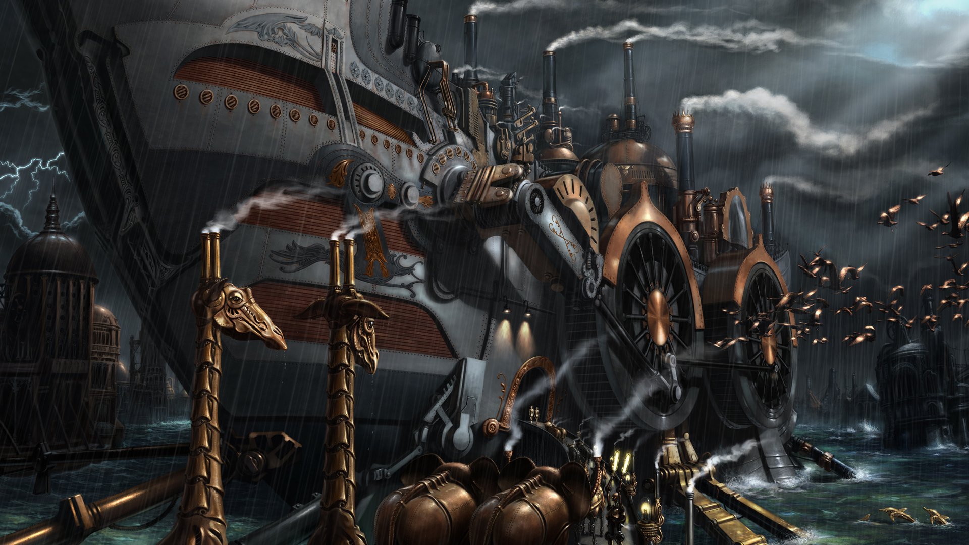 steampunk, Inspired Wallpaper