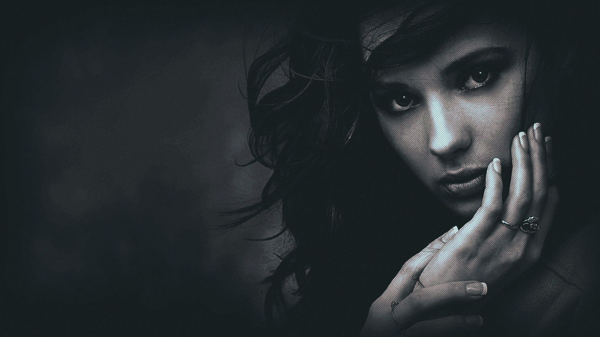 girl, Artwork, Texture, Girl, Texture, Style Wallpaper