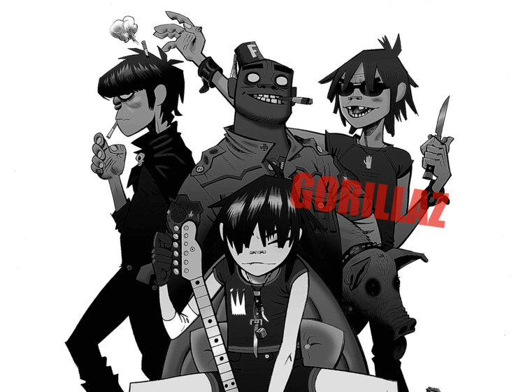gorillaz, Cartoon, D,  2 HD Wallpaper Desktop Background