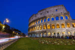 colosseum, Rome, Night, Timelapse