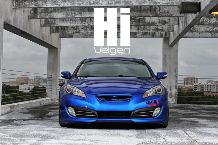 hyundai, Genesis, Coupe, Tuning, Velgen, Wheels, Cars HD Wallpaper Desktop Background