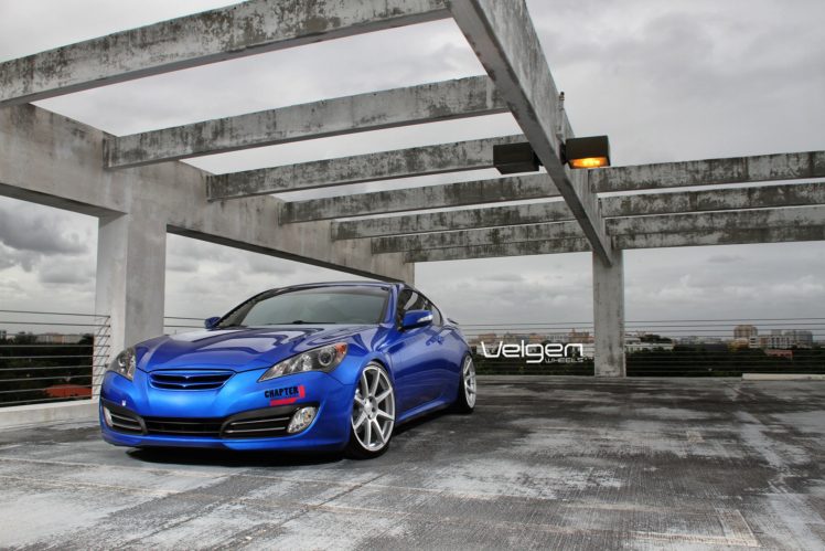 hyundai, Genesis, Coupe, Tuning, Velgen, Wheels, Cars HD Wallpaper Desktop Background