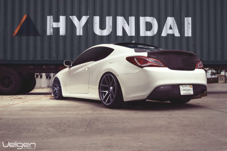 hyundai, Genesis, Coupe, Tuning, Velgen, Wheels, Cars HD Wallpaper Desktop Background