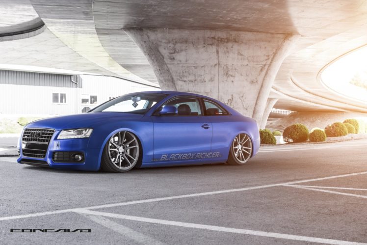 audi, A5, Wrapped, Matte, Brushed, Tuning, Concavo, Wheels, Cars HD Wallpaper Desktop Background