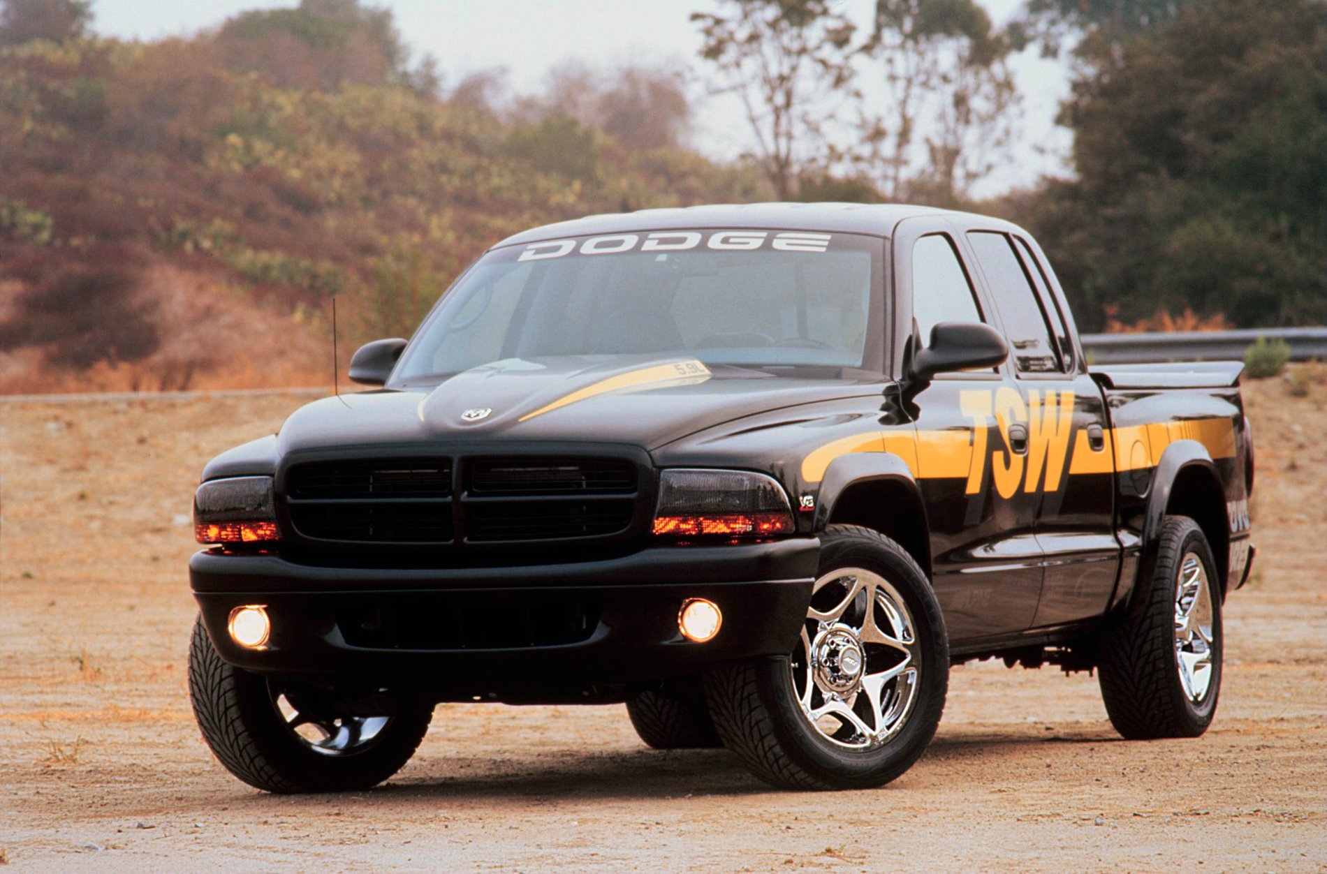 2000, Dodge, Dakota, Quad, Cab, Tsw, Concept, Pickup, Muscle Wallpaper
