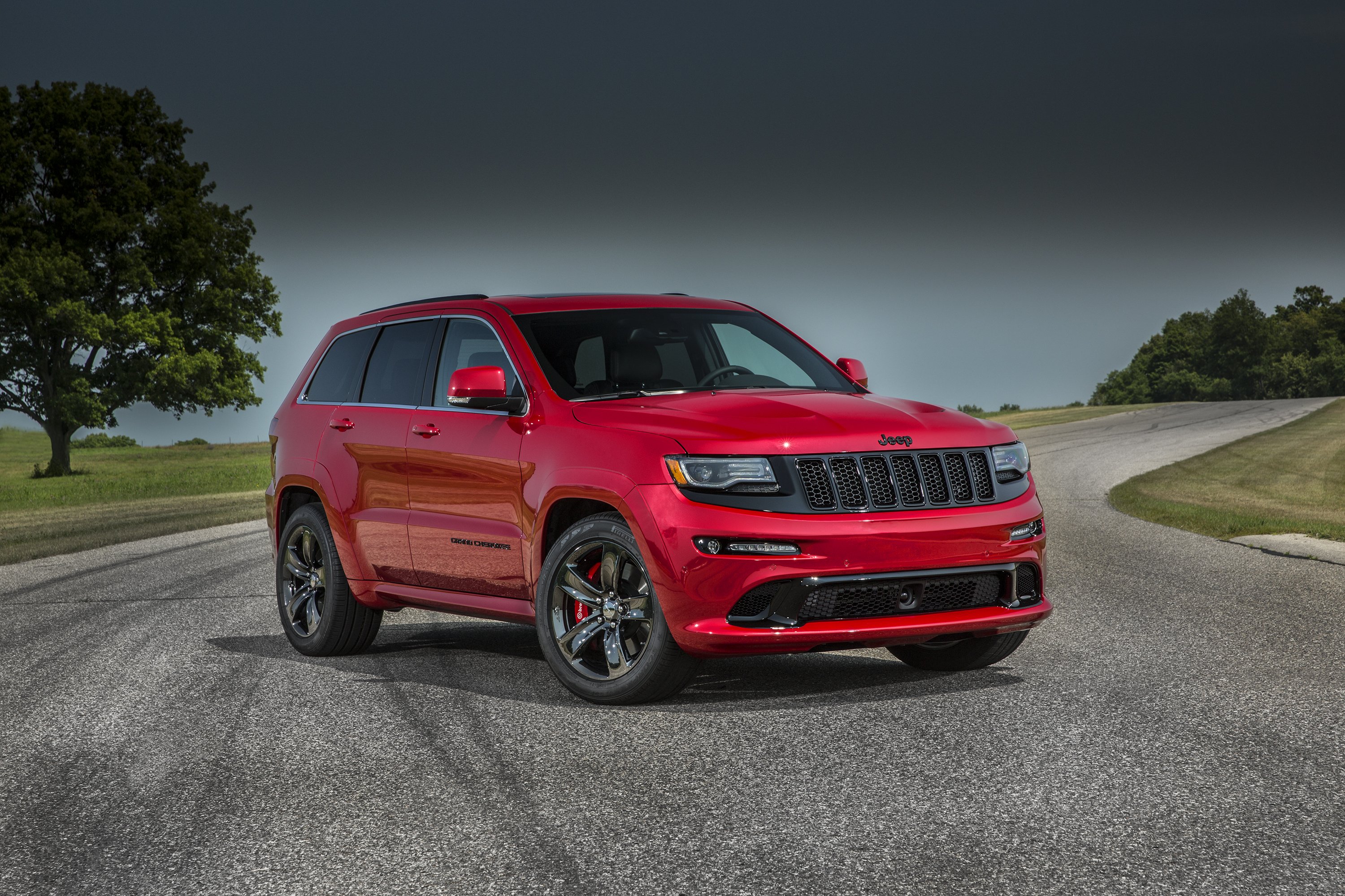 2015, Jeep, Grand, Cherokee, Srt, Red vapor,  wk2 , Muscle, Suv Wallpaper