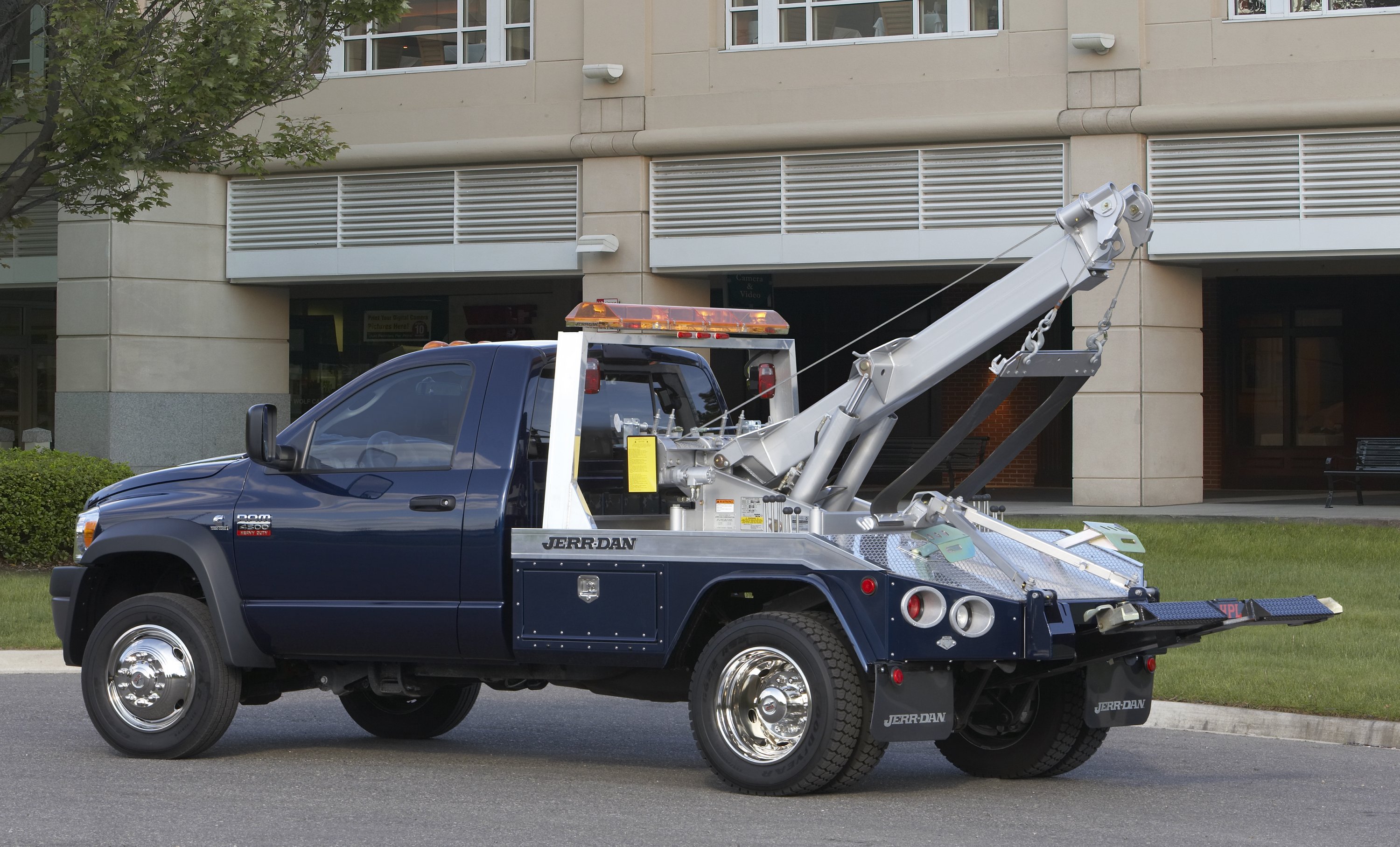 2009, Dodge, Ram, 4500, Tow, Truck, Jerr dan, Emergency Wallpaper