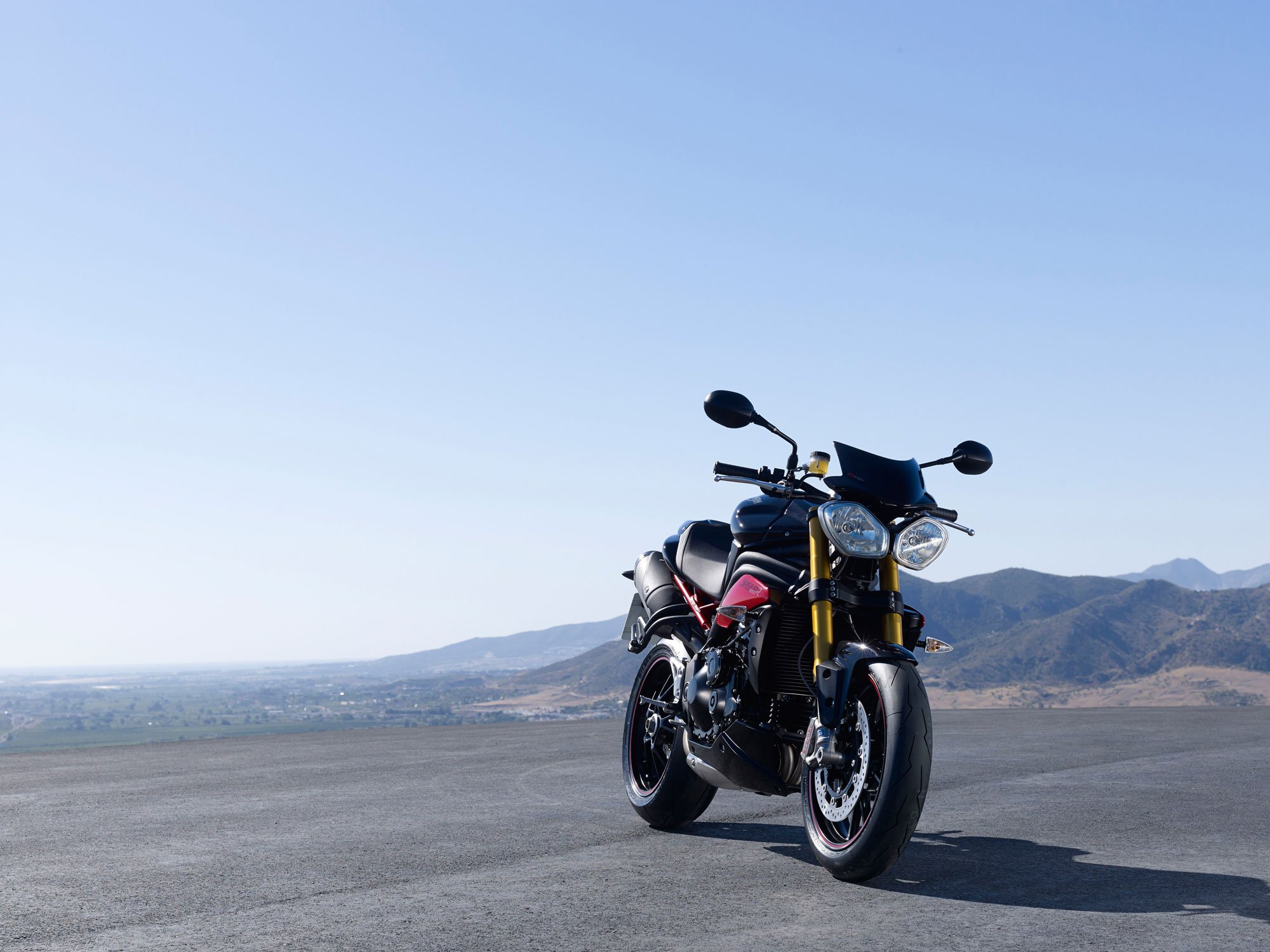 2015, Triumph, Speed, Triple r, Abs, Triple Wallpaper