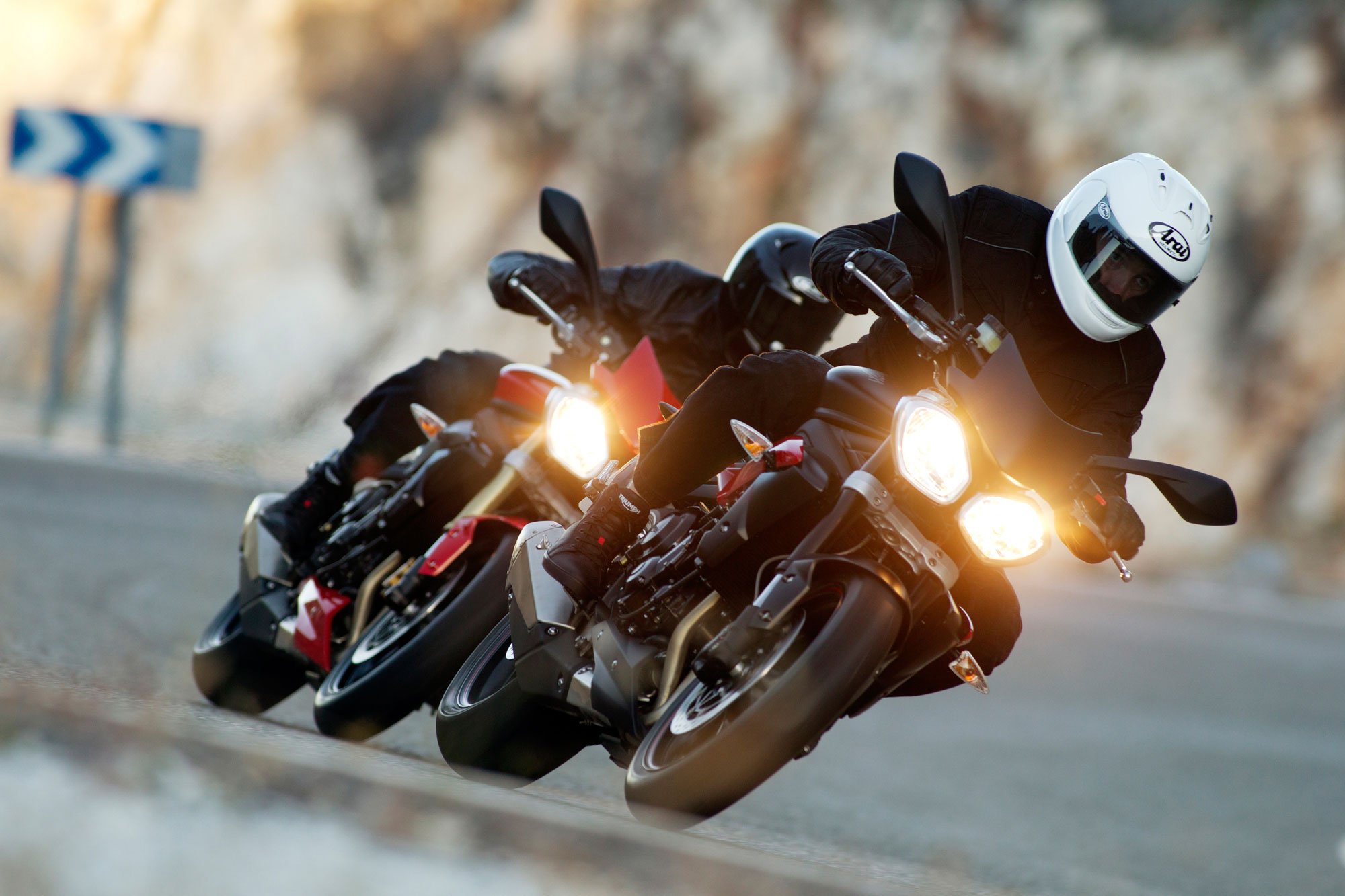 2015, Triumph, Street, Triple, Abs Wallpaper