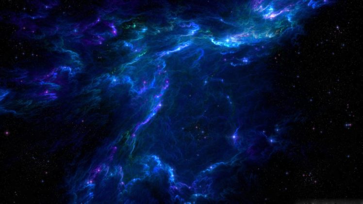 fantasy, Universe, Blue, Color, Sky, Stars, Amazing HD Wallpaper Desktop Background