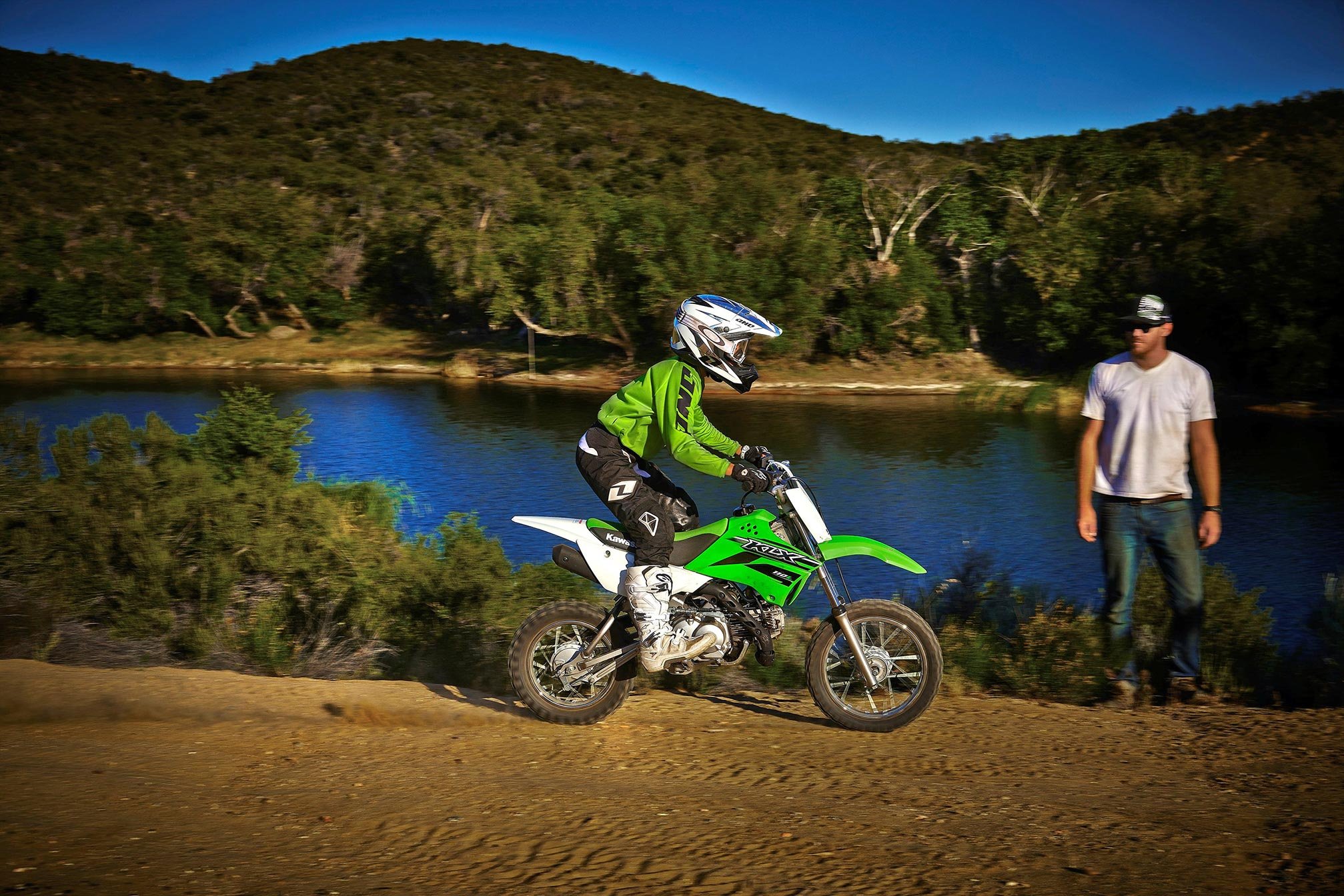 2015, Kawasaki, Klx110l, Dirtbike, Offroad Wallpaper