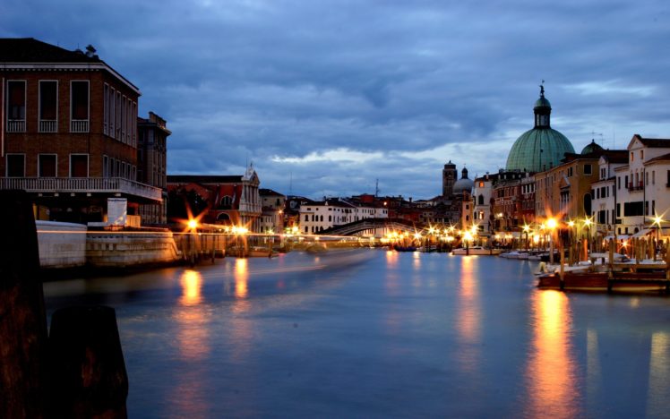 bridge, Canal, Grande, Venice, Grand, Canal, Italy, Buildings HD Wallpaper Desktop Background