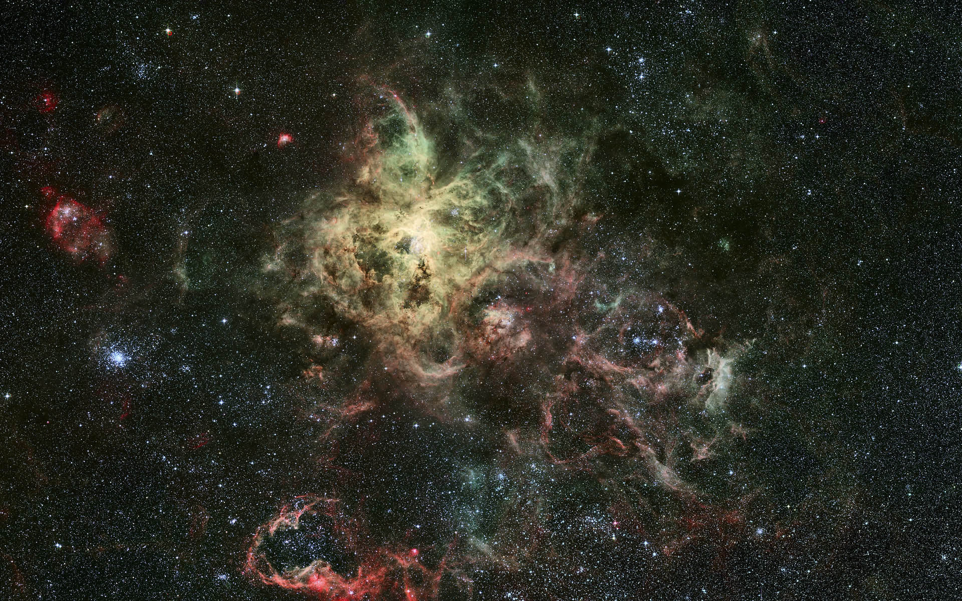 emission, Nebula, Ngc, 2070, Stars Wallpaper