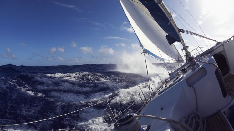 sea, Watercraft, Waves, Boat HD Wallpaper Desktop Background