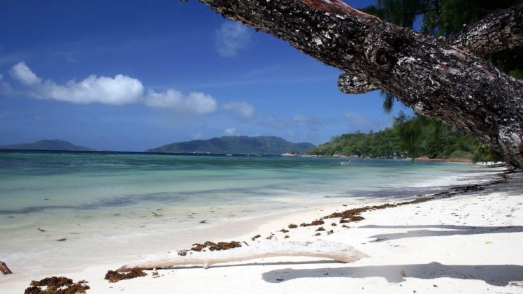 sea, Beach, Sand, Sky, Blue, Nature HD Wallpaper Desktop Background