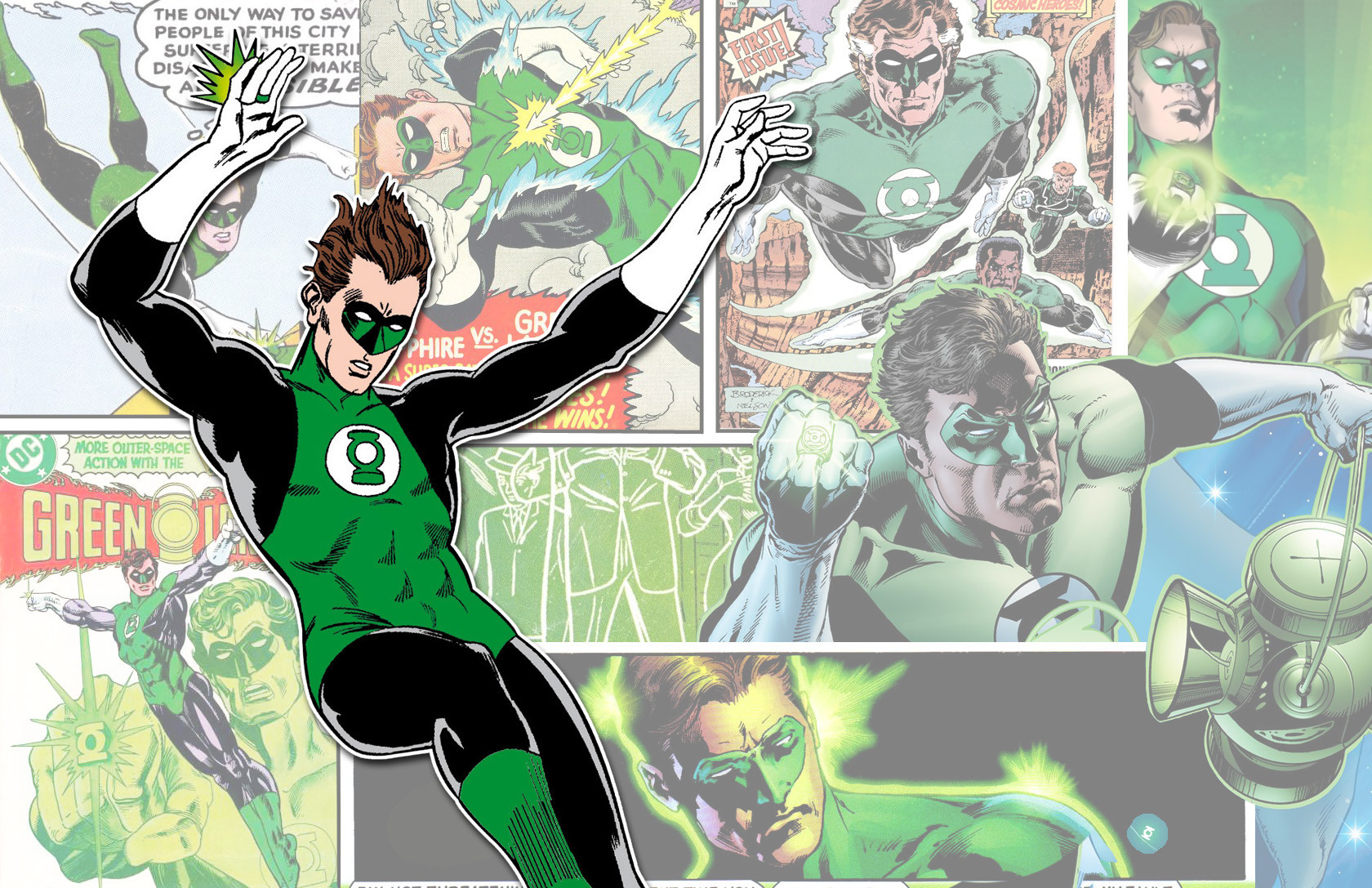 green, Lantern Wallpaper