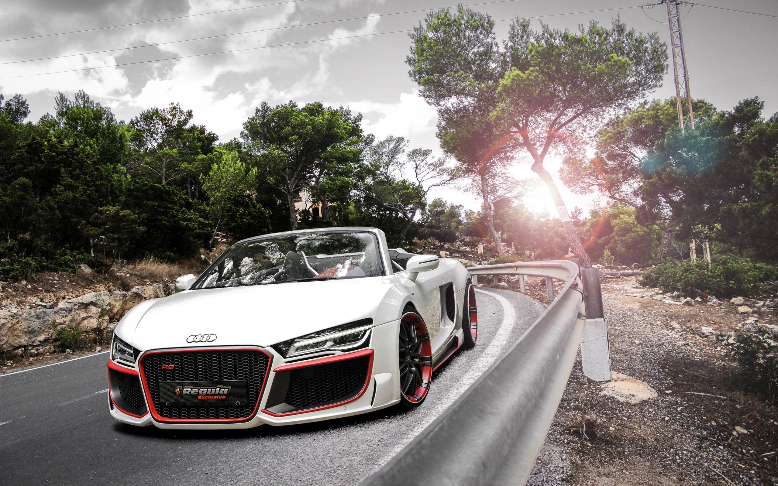 2014, Audi, R8, V10, Spyder, Regula, Tuning 2560x1600 Wallpaper