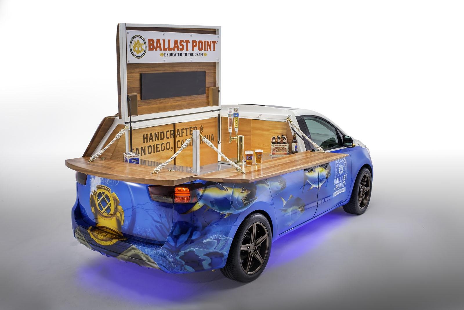 kia, Sedona, Mobile bar, Cars, Tuning, Sema, 2014 Wallpaper